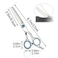 LUIISIS 11Pcs Professional Hair Cutting Scissors Kit, Thinning Shears
