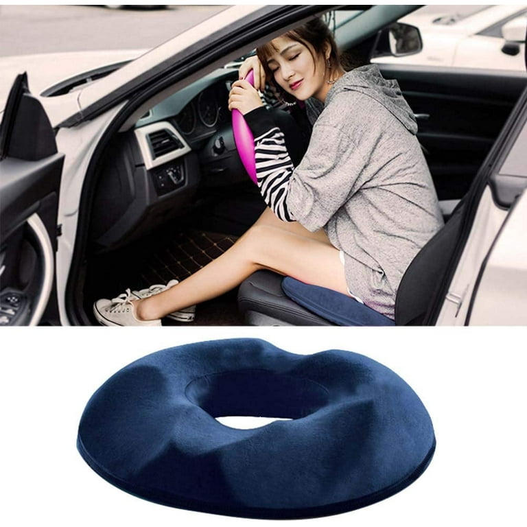 Kolbs Car Seat Cushion Truck Driver Cushion | Wedge Seat Cushion with Cutout for Coccyx Tailbone Pain Relief Cushion | Car Pillow Car Seat Cushion