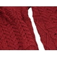 thumbnail image 5 of Irish Merino Wool Cardigan One Button Cable Knitted Sweater for Women by Aran Woollen Mills, 5 of 7