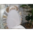 thumbnail image 5 of HOME WEAVERS INC Toilet Lid Cover, Machine Wash Seat Covers, 18x18, Linen, 5 of 9