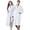 White, variant on Canadian Linen Women Shawl Collar Terry Waffle Bathrobes Soft Absorbent Cotton Bathrobes for Shower bath Women Spa & Salons Lounge Robes, Large, Black