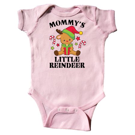 

Inktastic Christmas Mommy s Little Reindeer with Candy Canes Gift Baby Boy or Baby Girl Bodysuit