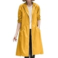 thumbnail image 2 of Long Windbreaker Jacket Women 2025 Long Sleeve Lightweight Loose Windproof Zip Up Coat with Pockets Outerwear, 2 of 6