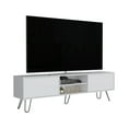 thumbnail image 6 of Tv Stand Entertainment Console Tv Cabinet Tv Rack, Hairpin Stand With Spacious Storage And Cable Management Holes, White, 6 of 7