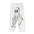 thumbnail image 5 of Daiia Cute Ghost Simple Drawing Women's Sleep Pant with Pockets and Drawstring,Pajama Pants-Medium, 5 of 9