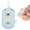 Light Blue, variant on Cute Bear Dog Cat Pattern Baby Bath Sponge, Soft Absorbent Gentle Exfoliating Shower Loofah Sponge for Newborn Toddler Kids