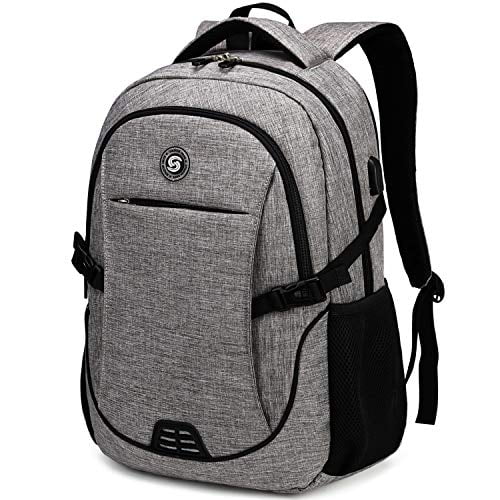 Laptop Backpack Men School Notebook Bags Women Travel Large Capacity Student gray