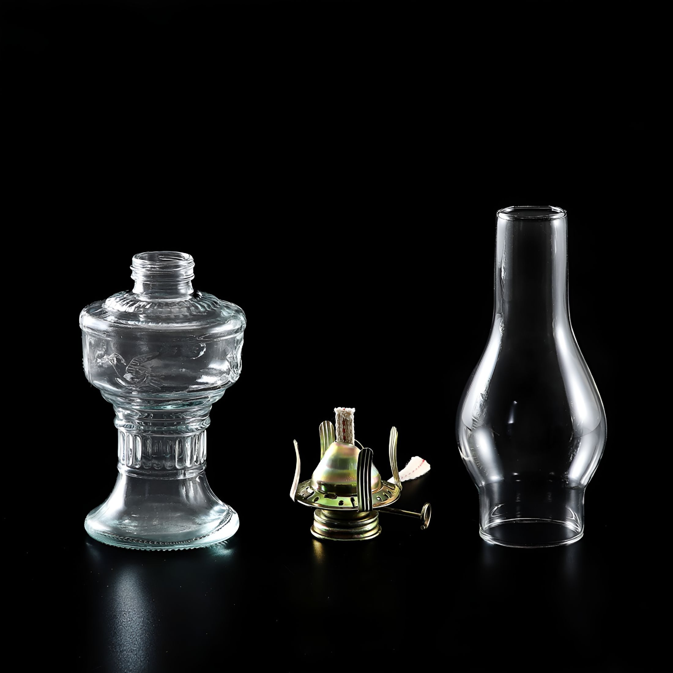 HIBIBUD Oil Lamps Use Vintage Hurricane Emergency Glass Large Lantern Classic Decorative