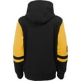 thumbnail image 3 of Preschool Black Pittsburgh Steelers Stadium Color Block Full-Zip Hoodie, 3 of 3