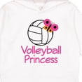 thumbnail image 3 of Inktastic Volleyball Butterfly Princess Toddler Hoodie, 3 of 4