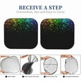 thumbnail image 6 of Windshield Sun Shade, Night Rainbow Sparkles Foldable Car Sun Shade Windshield for Front, 2 Pieces, 6 of 7