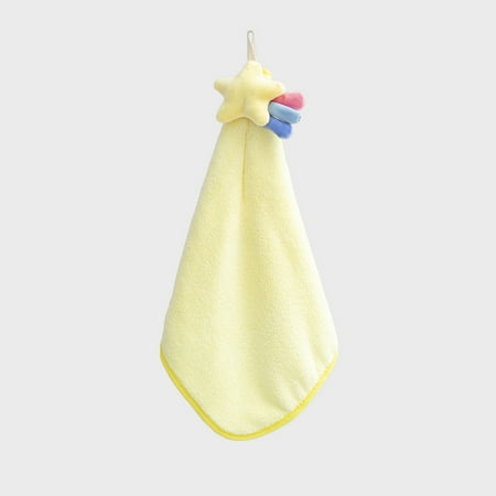 

Hanging Hand Towel Super Absorbent Reusable Soft Dry Hand Towel for Kitchen Bathroom