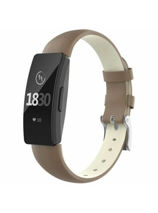 Fitbit Inspire 2 Band Black Leather Fitbit Inspire 2 Bracelet Slim Leather  Strap Adjustable Fitbit Inspire 2 Wristband Dainty Fitbit Jewelry 
