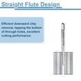 thumbnail image 4 of Uxcell 6pcs Straight Flute Thread Tap, 6-32 UNC AS Screw Threading Tapping Tool Machine Taps, 4 of 7