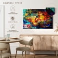 thumbnail image 5 of Elephant Stock Colorful Music Collage Wall Art - Horizontal Canvas Wall Art - Living Room Wall Decor - Music Canvas - Orange And Blue Decor - 36" x 24", 5 of 8
