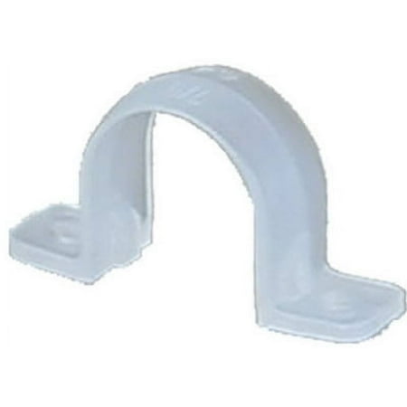 

25 Pack 1/2 Plastic Tube Strap 2 Hole Bagged Each