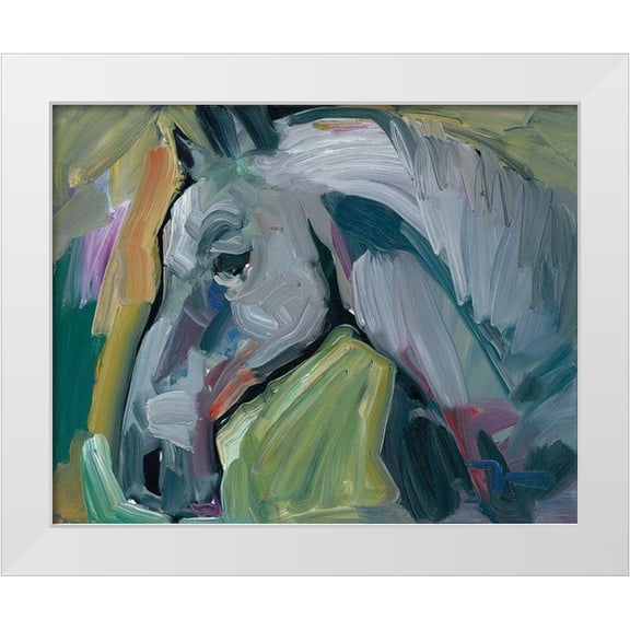 Trujillo, Jose 14x12 White Modern Wood Framed Museum Art Print Titled - The Champion