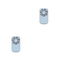 thumbnail image 3 of Moyic mini ventilador de aire de mano ajustable 4W ventiladores de refrigeración de escritorio portátiles recargables soporte de teléfono de Azul 2piezas Moyic CBP215032, 3 of 5