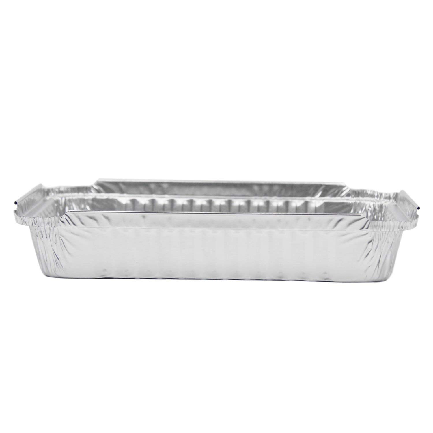 Colored Aluminum 1½ lb. Foil Deep Carryout Pan with Plastic Lid #7650P