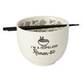 thumbnail image 2 of Enesco 6002424 Our Name is Mud “Ramen-Tic” Bowl, 5 Inches, White, 2 of 10