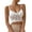 White, variant on Womens Bras Comfortable Full Coverage Women's Balconette Bra with Padded Straps, Collection Eliza (Blue,S)