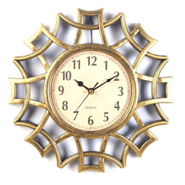 Reloj de Pared Abstracto GeoméTrico NuméRico Antiguo NóRdico Cuarzo DiseñO Moderno para el Hogar Suministros Decorativos