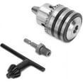 thumbnail image 1 of 3.0 - 16mm 1/2-20 Unf Drill Chuck With Chuck Key And 1/4 Hex Head Adapter, 1 of 5