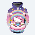 thumbnail image 4 of Sudadera con capucha de Hello Kitty para niña, estilo nuevo, con estampado 3D, para niños, estilo informal, a la moda y novedoso, 4 of 4