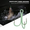 thumbnail image 1 of Anzuelo De Pesca Tmvgtek 10 Anzuelos De Ancla Con Púas Triples Anzuelos De Pesca Luminosos Nocturnos (02), 1 of 3
