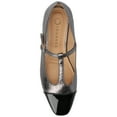 thumbnail image 4 of Journee Womens Theah T-Strap Cap Toe Mary Jane Dress Flats, Widths Available, 4 of 9