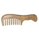 thumbnail image 1 of Peine de madera de púas anchas Peine para el cabello Peine de púas anchas para cabello rizado Peine de sándalo verde para desenredar el cabello para mujeres y niñas, 1 of 7