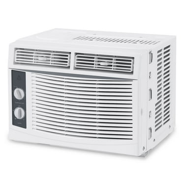 BROADFASHION 5000 BTU Window Air Conditioner, Window AC Unit with Easy-to-Use Mechanical Controls and Reusable Filter, Efficient Cooling for Smaller Areas, Cools 150 Sq.ft, 110-115V