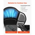 thumbnail image 6 of KFFKFF Universal Kayak Seat, 1 Pack 1" Thick, Comfortable Paddle Board Seat with Backrest, Soft Padded Cushion with Storage Bag & Adjustable Straps for SUP, Fishing Boat, Inflatable Kayak, Rowboat, 6 of 9
