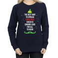 thumbnail image 3 of Elf Chandail en Molleton Texte de Cheerleading de Noël pour Femmes, 3 of 7