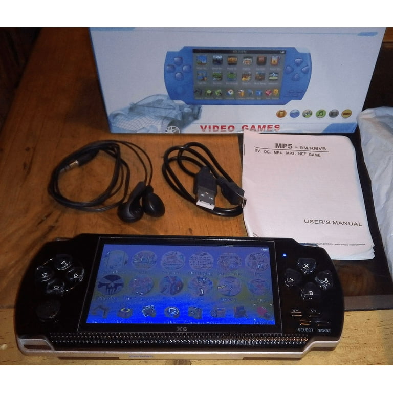 PSP X6 Handheld Retro Game Console Review, 50 OFF