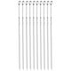 thumbnail image 1 of Brochetas de barbacoa de acero inoxidable, 10 piezas de brochetas de kebab de acero inoxidable, palitos de brocheta reutilizables, parrilla de kebab de 41 cm para fogata o tazón de parrilla Ofspeizc LKX-0333, 1 of 4