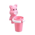 thumbnail image 4 of GUOOL Cartoon Children Toothbrush Holder Waterproof Punch Stable Animal Pink, 4 of 6