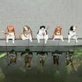 thumbnail image 2 of Artificial Resin Ornaments Cat Fishing Shape Layout Props Aquarium Fish Tank Landscaping Decoration, 2 of 9