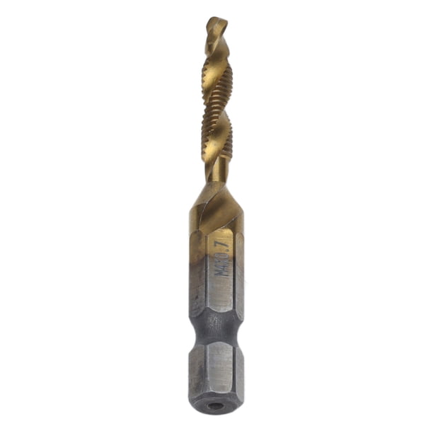 Brocas de roscar Jadeshay Broca de roscar recubierta de titanio hexagonal Acero de alta velocidad