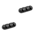 thumbnail image 4 of Moyic Clips para cables, organizador de cables portátil, soporte para cables adhesivo resistente al desgaste, gestión de cables de amarre tipo 13 3 Agujeros 2piezas, 4 of 6
