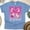 CarolinaBlue, variant on 100 Days of School Bow T-Shirt | Cute Teacher & Student Celebration Tee, CarolinaBlue, Size M
