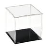 Uxcell Acrylic Clear Display Case Box Dustproof Protection Showcase 10x10x10cm