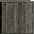 thumbnail image 5 of Castle Place Modern Sideboard Buffet Cabinet, Dark Grey, 5 of 9