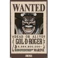 thumbnail image 4 of One Piece - Gol D Roger Wanted Poster Wall Poster with Pushpins, 22.375" x 34", 4 of 4