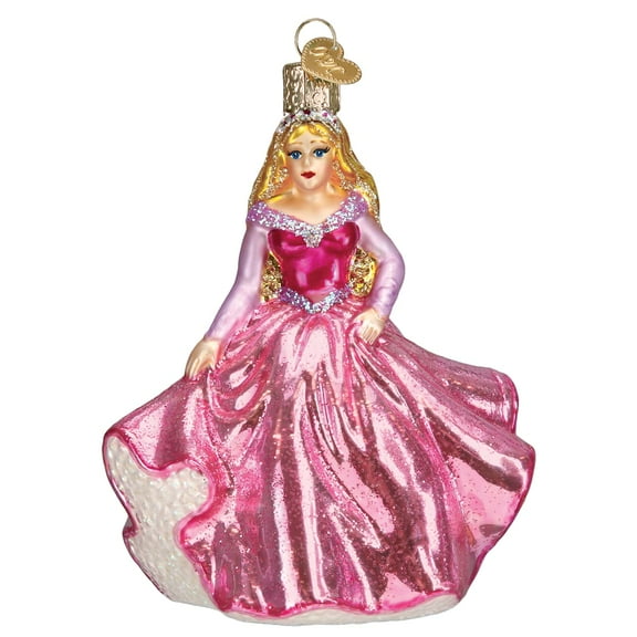 Old World Christmas Princess Glass Blown Ornament for Christmas Tree