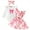 White1, variant on IWEMEK Newborn Baby Girl Clothes Ruffle Long Sleeve Romper Pink Bowknot Skirt 3 Pieces Fall Outfit Sets Size 12-18M