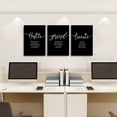 thumbnail image 3 of Office Decor - Hustle Quotes Execute Prints, Framed Canvas Wall Art Grind Quote, Office Wall Art, Black Large Poster, Positive MotivationalPrints, Inspirational Print (F-3pcs,12x16inchx3pcs), 3 of 6