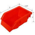 thumbnail image 6 of 6-Tier Dual-Sided Bin Rack with 60 Bins & Casters, 350lb Capacity, 6 of 14