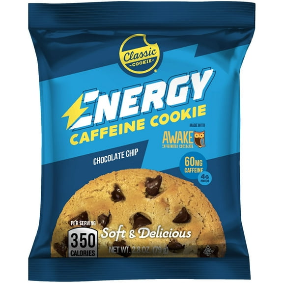 Classic Cookie® 3oz Energy Chocolate Chip made with Awake™ Caffeinated Chocolate Cookie