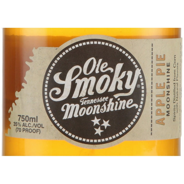 Ole Smoky Apple Pie Moonshine Flavored Whiskey, 750 ml